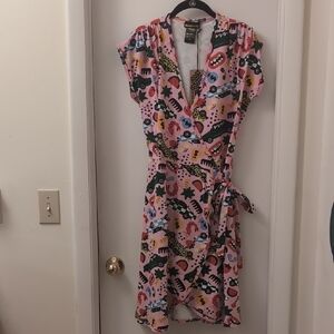 Colorful Wrap Dress Nooworks